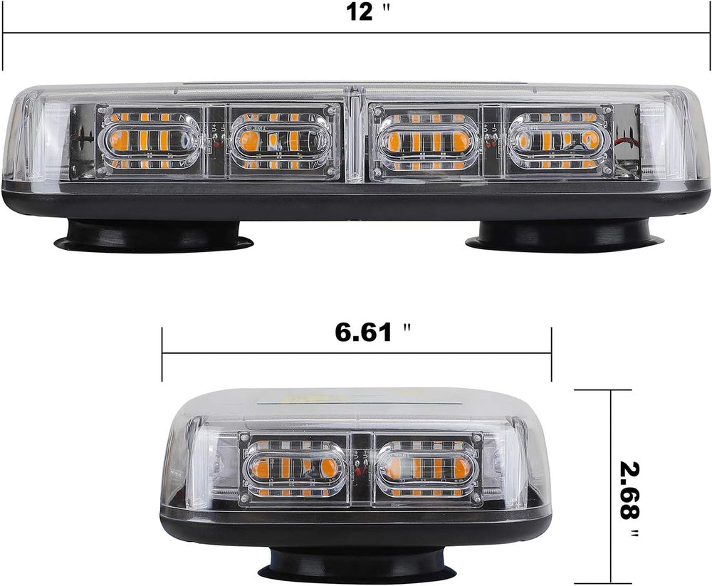 ASPL 48LED Roof Top Strobe Lights with Magnetic Base