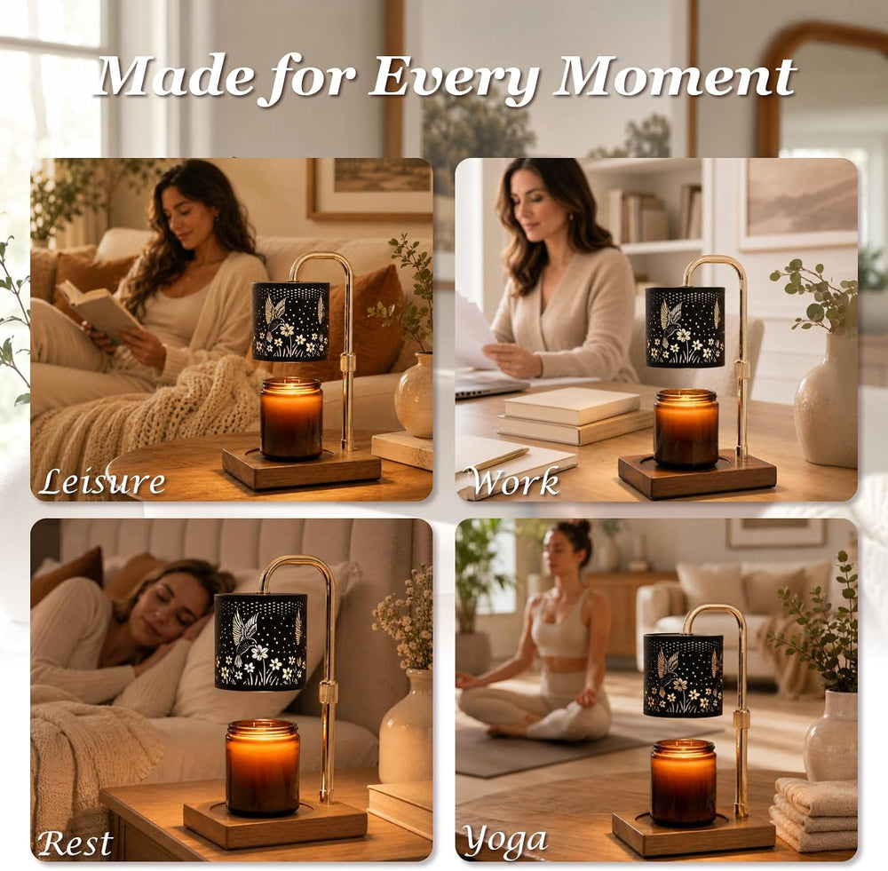 Hummingbird Candle Warmer Lamp with Timer Dimmer, Gifts for Mom