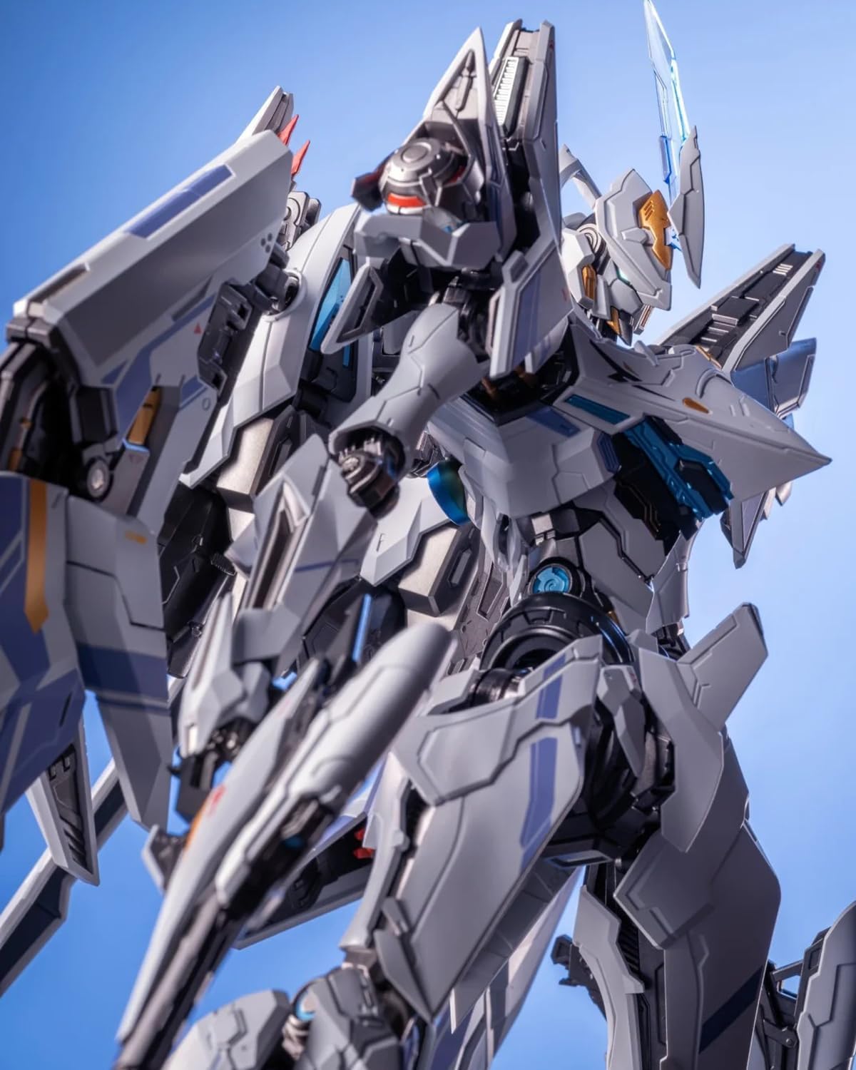 pipigirl moshow mecha assembly free mech action figure, close-up detail