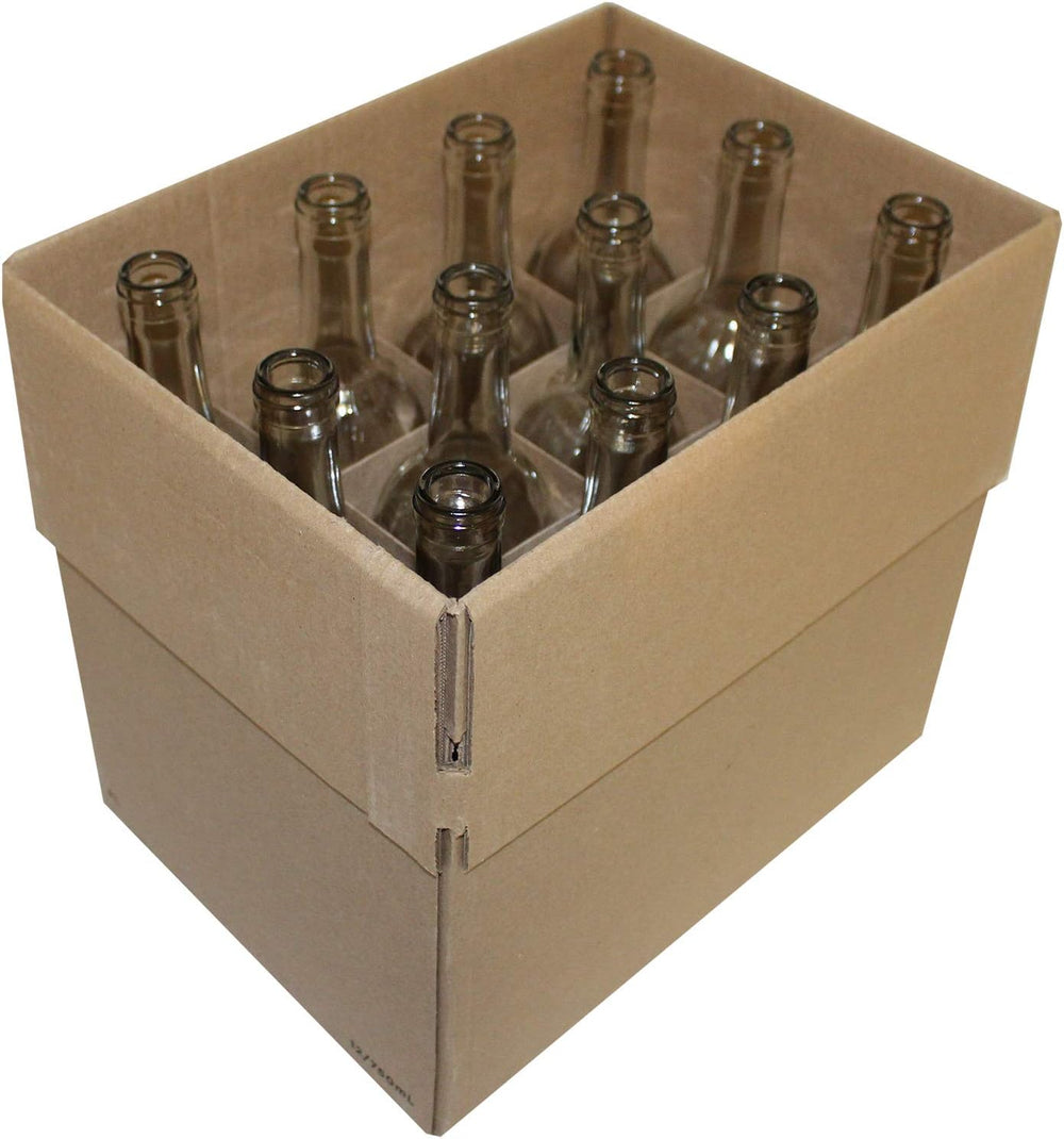 Home Brew Ohio Clear 750ml Bordeaux Bottles Case of 12
