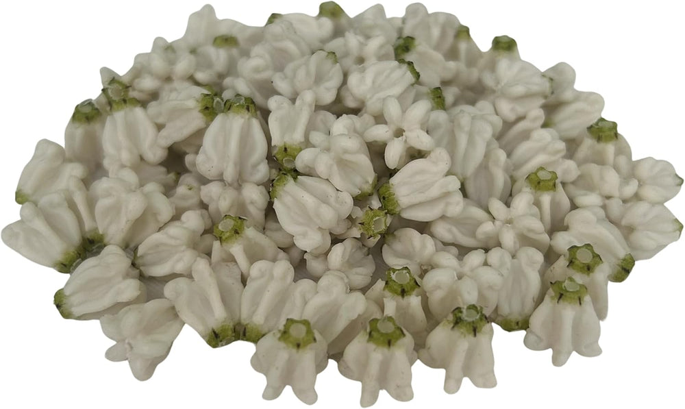 100 PCS Small Calotropis Gigantea Crown Flower Clay Beads (01) for Jewelry Ma...