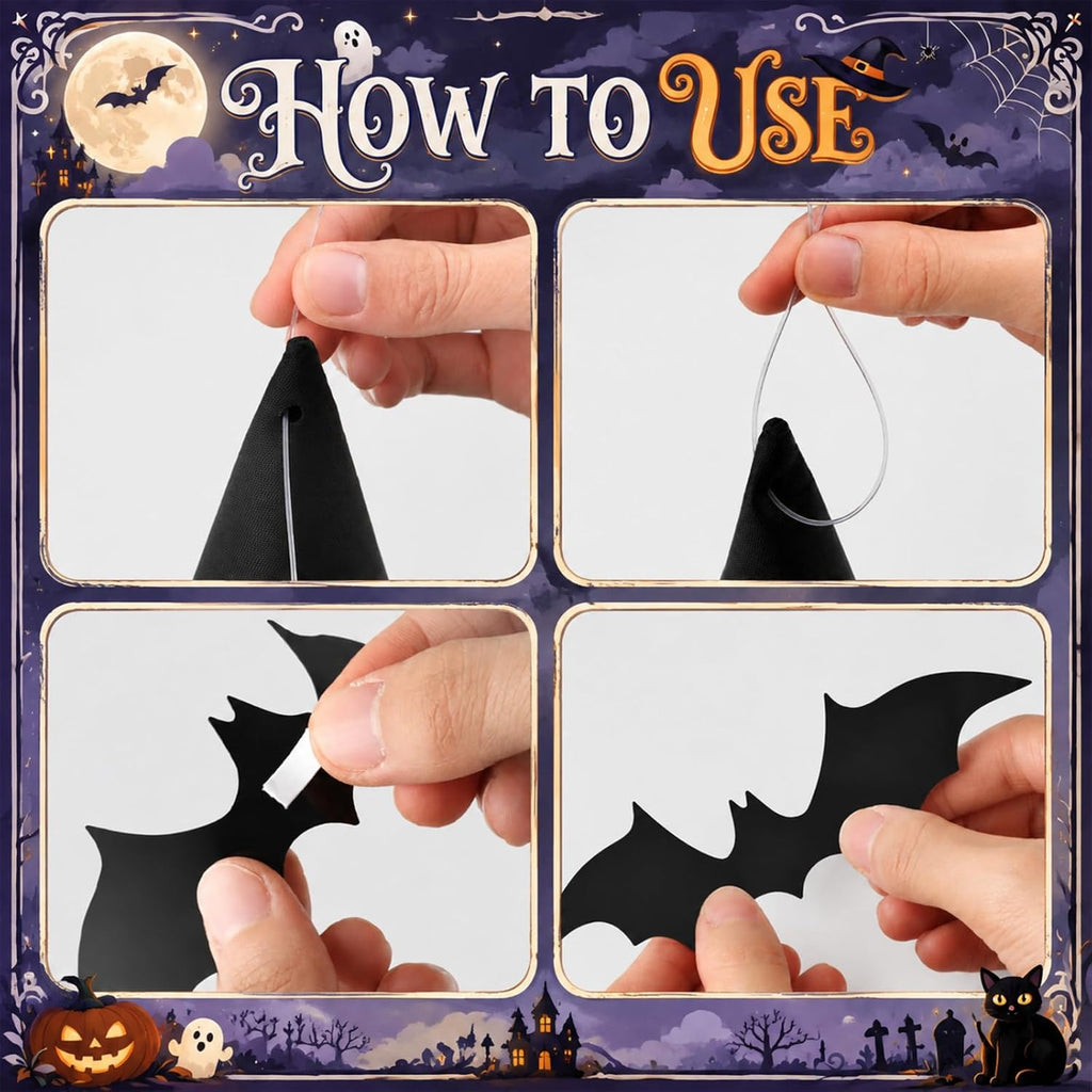 VioraWhite 23 Pcs Halloween Classroom Decorations Ghost Garland Honeycomb