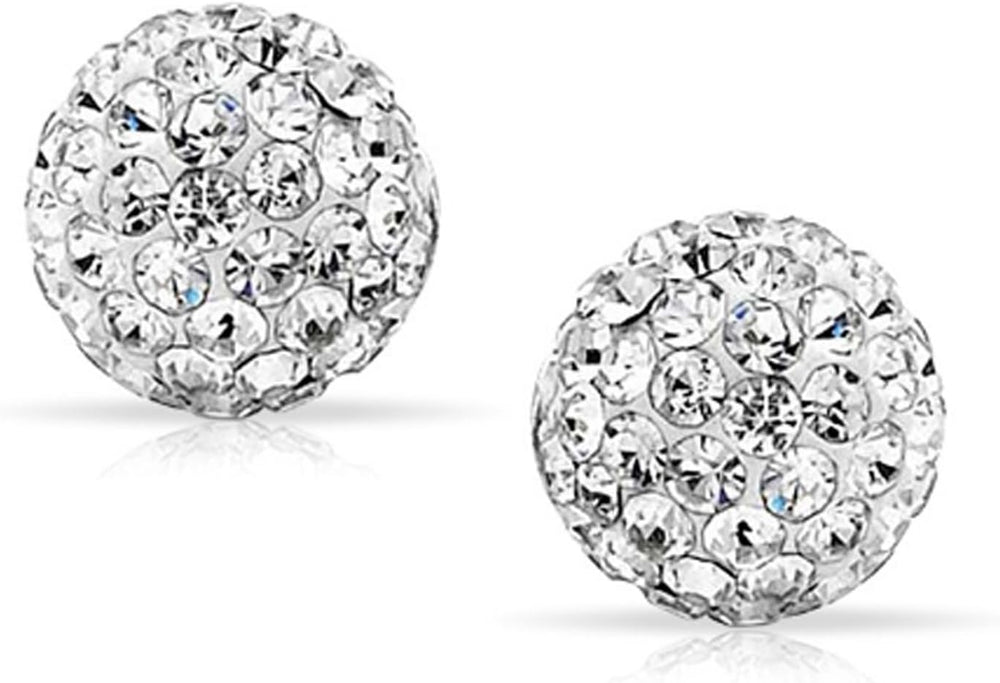10MM Disco Balls Clay Beads Czech Crystal Shamballa Pave Premium Quality