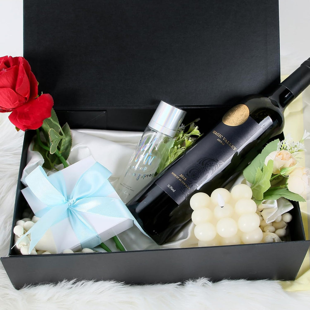 aimyoo galaxy black magnetic gift boxes with lids, package contents