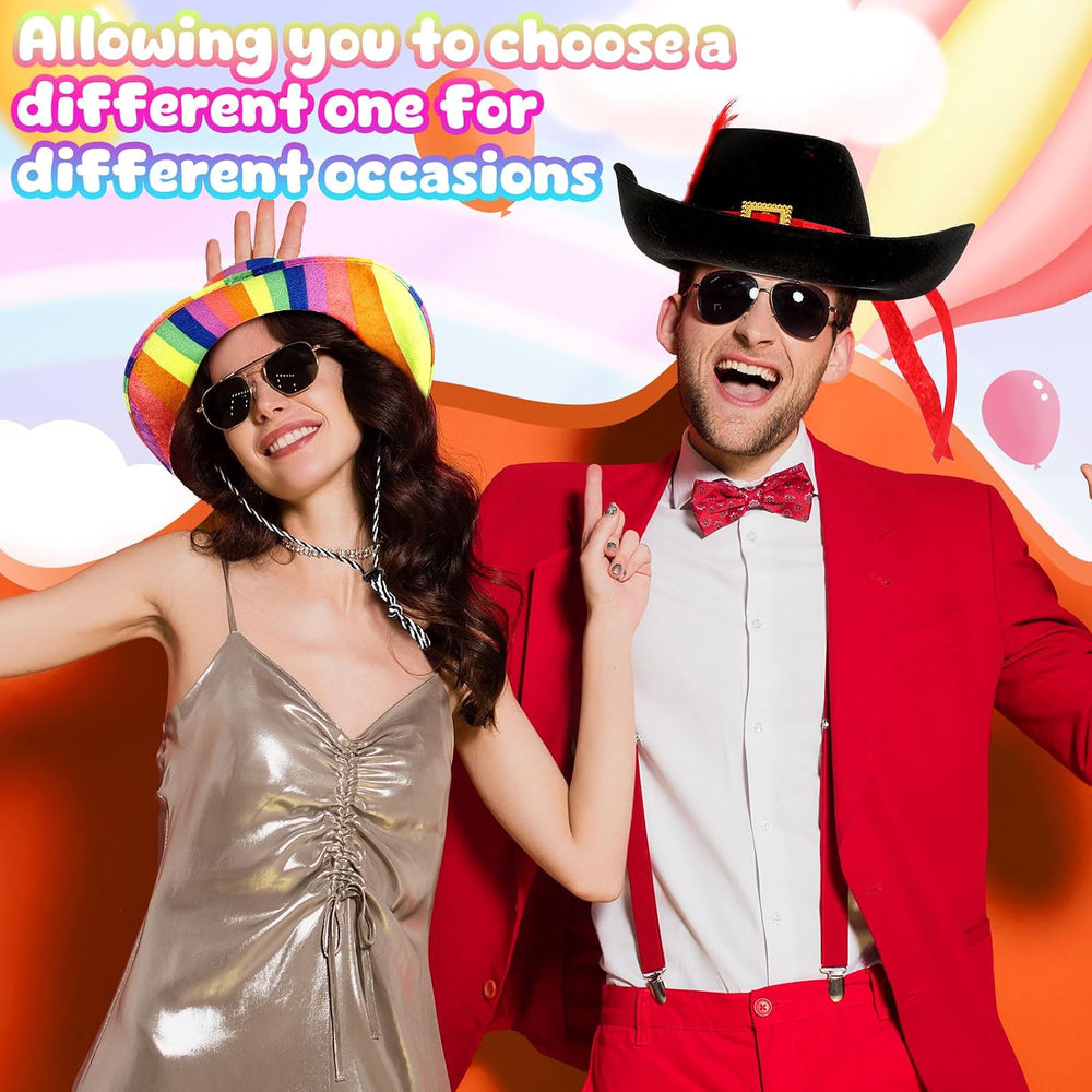 Hercicy 8 Assorted Funny Hats, Crazy Party Hats for Adult, Photo Booth Prop