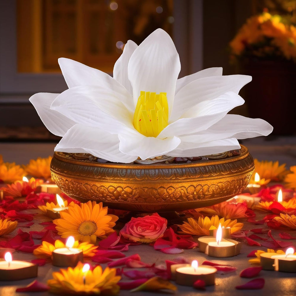 Havawish 3 Pcs Giant Lotus Flowers Decorations for Wedding Reception