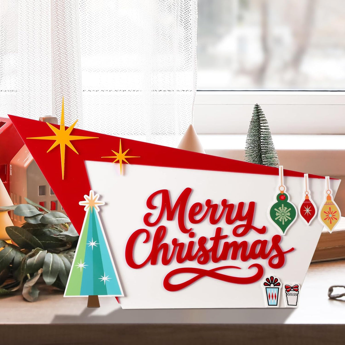 yookeer mid century modern christmas decorations gifts 15.7 shown in use