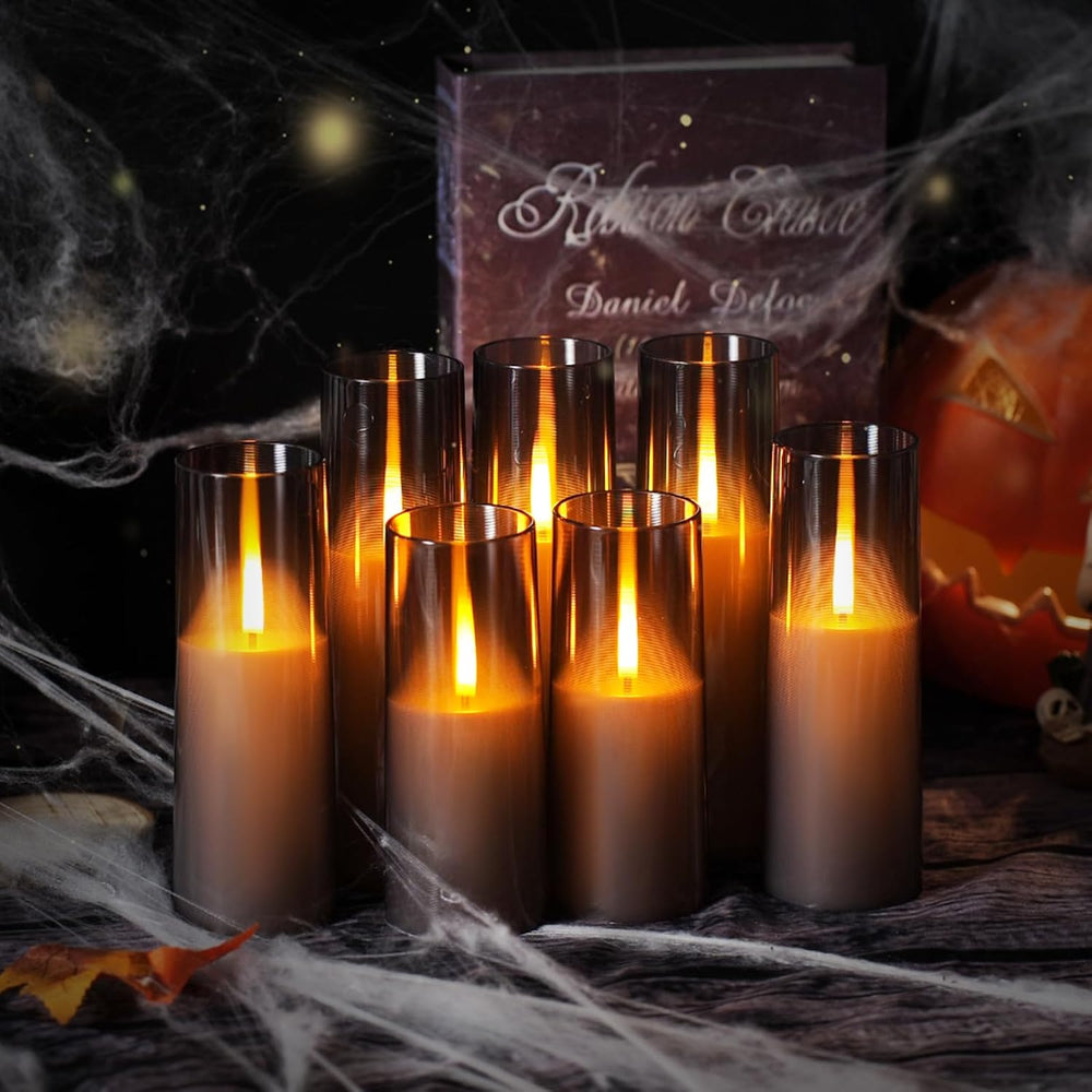 Flameless LED Candles Upgraded Realistic Flickering Flame,7Pcs Battery Operat...