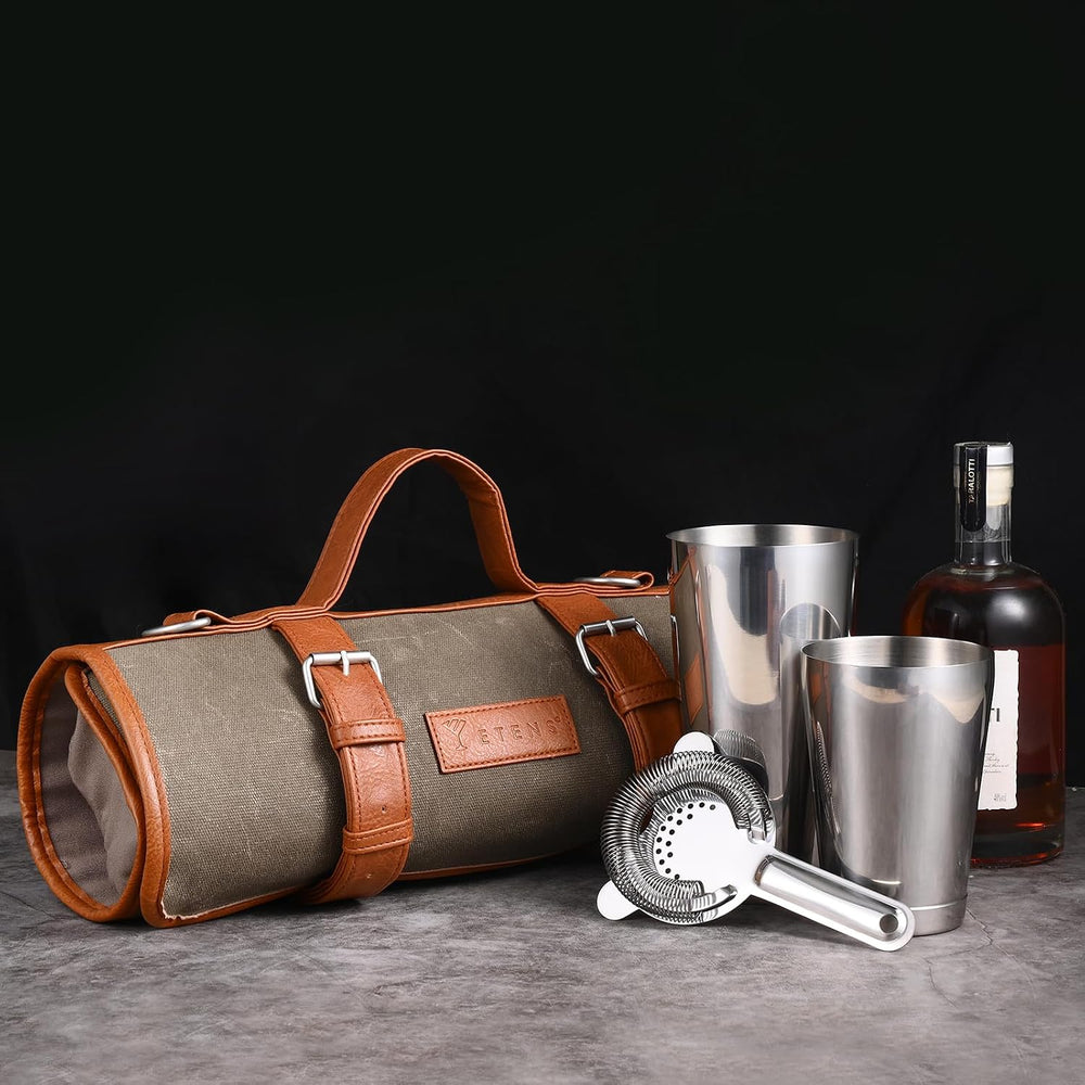 Travel Bartender Kit – 22-Pc Bartending Kit with Bar Tools Bartender Accessor...