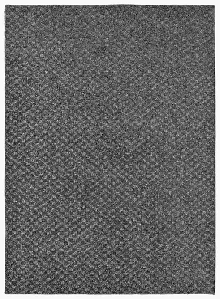 Garland Rug Medallion 5' x 7' Cinder Gray Non Slip Area Rug- Ideal for Living Rooms & Hallways, Stylish & Durable for High-Traffic Areas