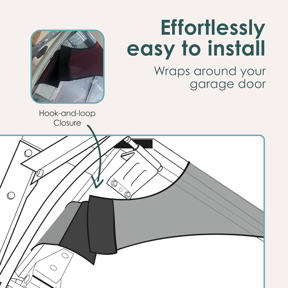 Premium 7' x 16' - Scary Teeth - Halloween Double Garage Door Banner