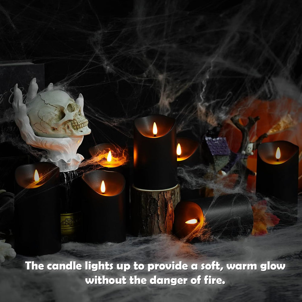 kakoya Flameless LED Candles Battery Operated with Remote and Timer,Flickerin...