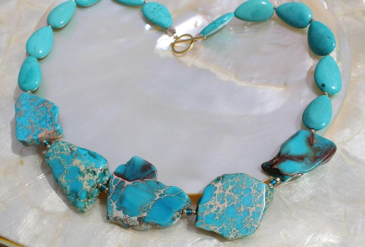 adabele natural grade a turquoise blue impression aqua, side view
