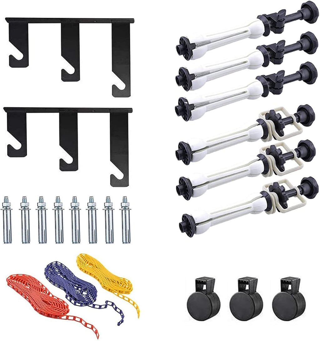 Photography Backdrop Wall Mount 3 Roller Support System