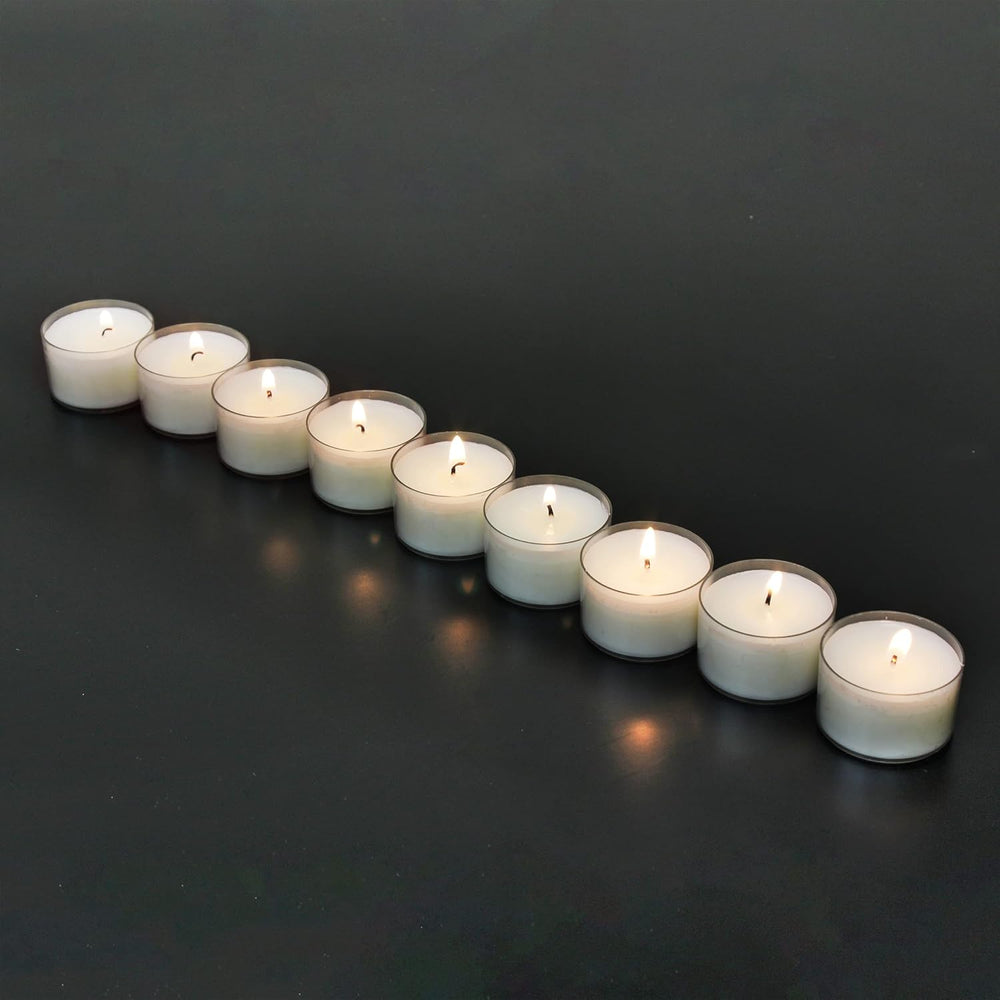 Stonebriar 192 Count White Unscented 6 to 7 Hour Extended Burn Time Clear Cup...