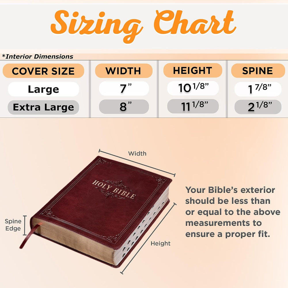 Christian Art Gifts Black Microfiber Bible Cover for Men and Women
