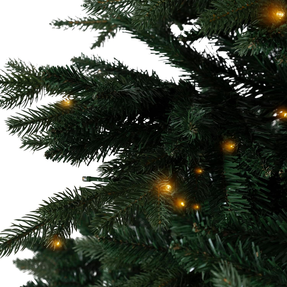 Naomi Home 7.5ft Artificial Prelit Rustic Christmas Tree