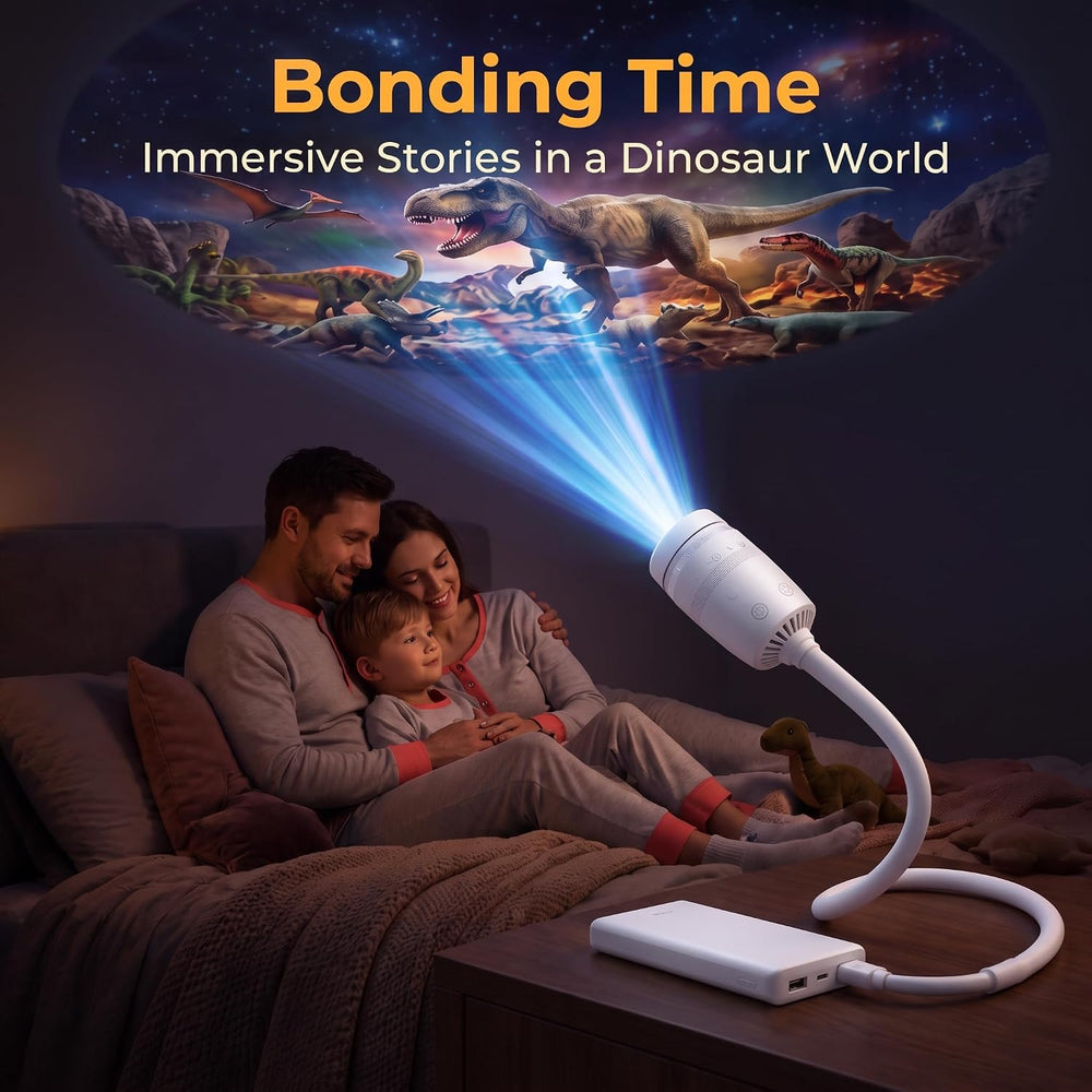 3-in-1 Galaxy Projector Night Light, 13 Discs, 6-Color Ambient Lamp