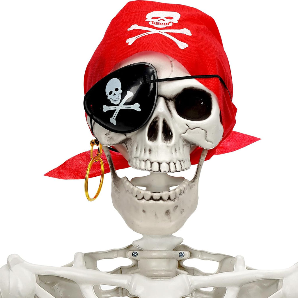 MyoGrip 5.5 FT Skeleton Halloween Decorations, Posable Full Body Life-Size Skeleton Prop with Movable Joints for Halloween Decorations Haunted House Outdoor Yard Prop
