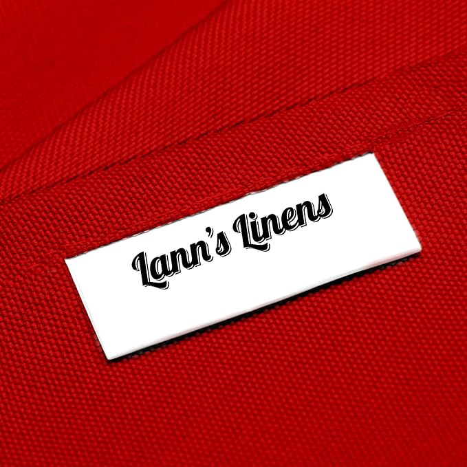 Lann's Linens - 10 Premium 90" x 156" Tablecloths for Wedding/Banquet/Restaurant - Rectangular Polyester Fabric Table Cloths - Red (10 Pack)