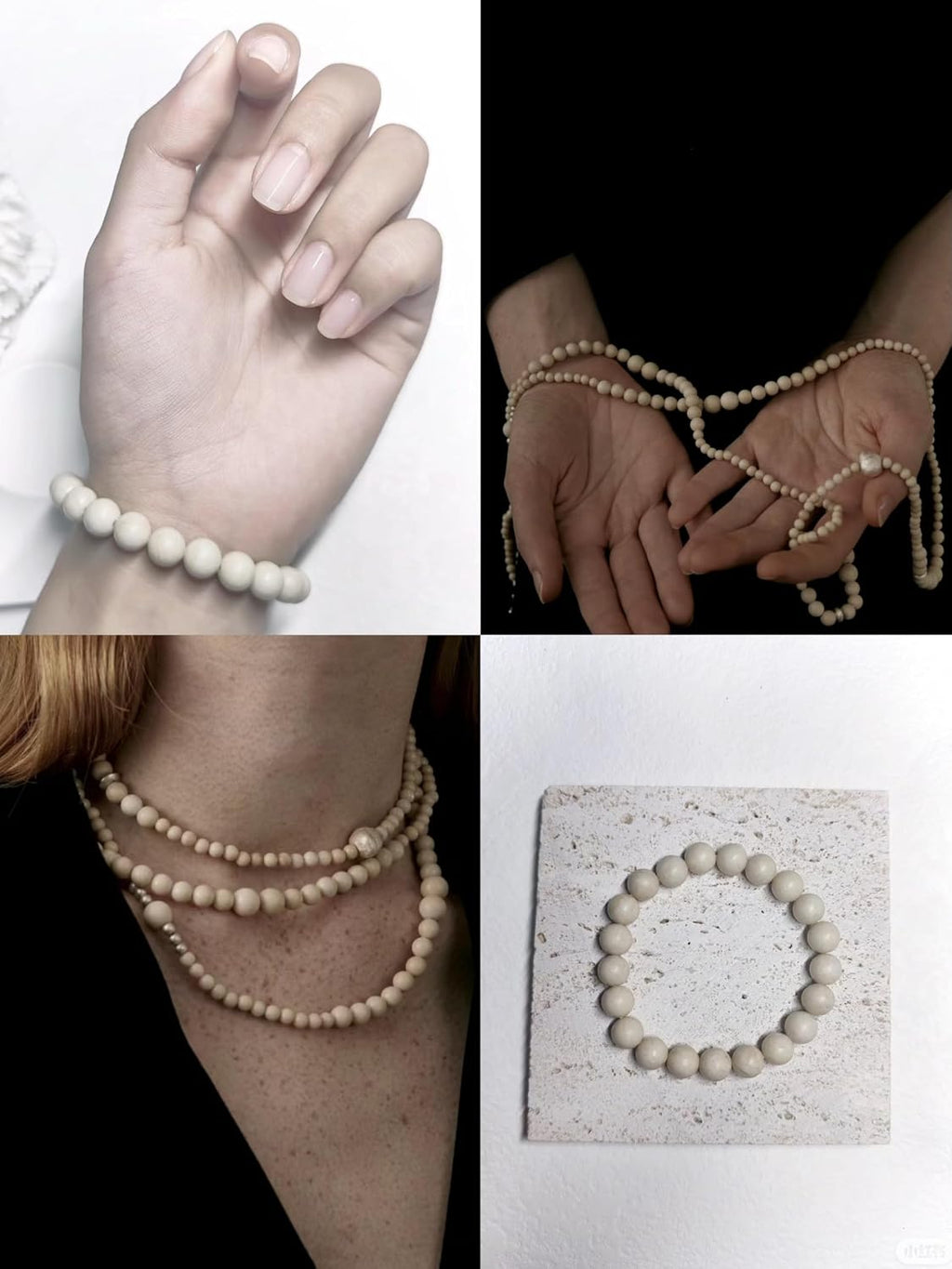 6mm natural stone beads,1mm hole adult for jewelry, close-up detail