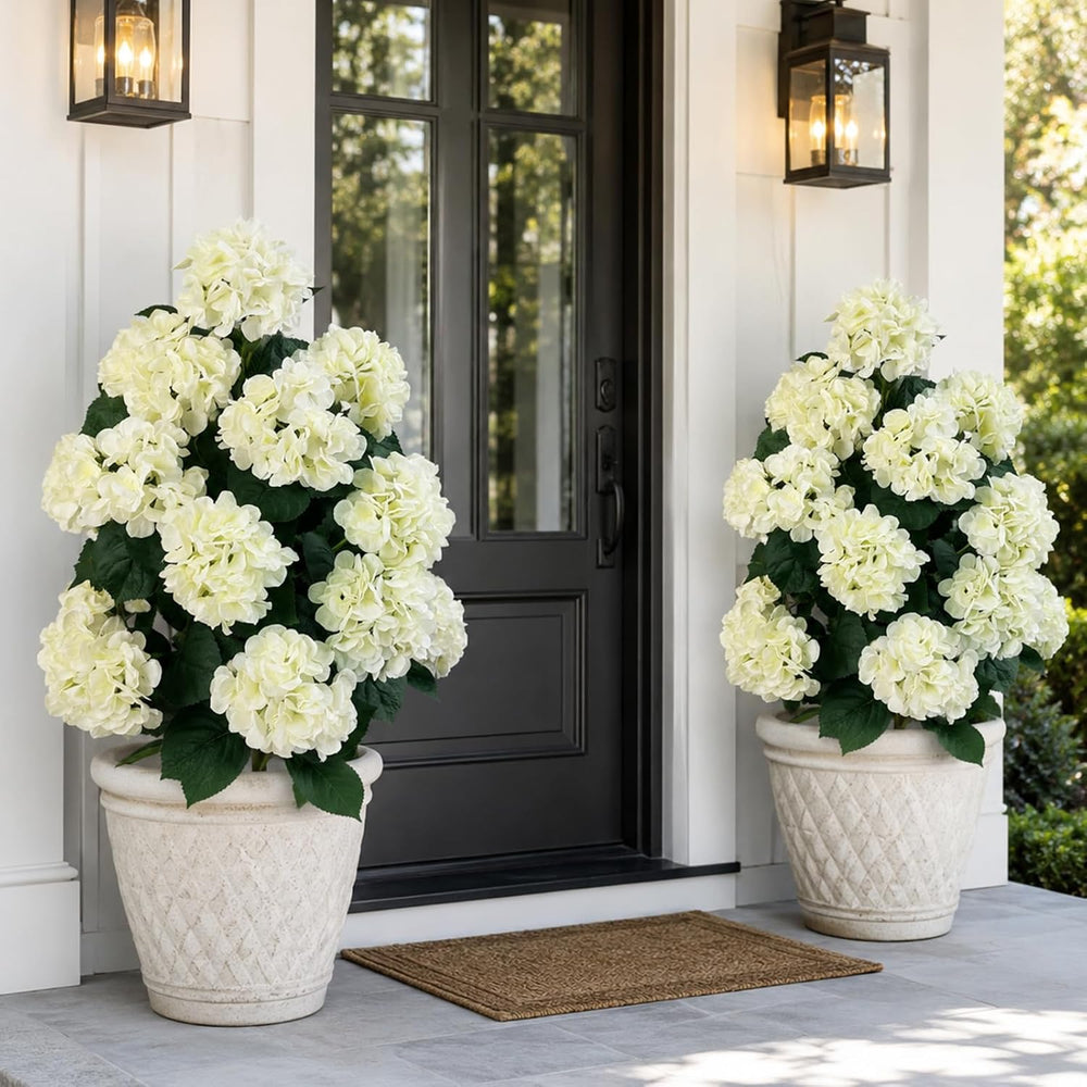 2Pack Artificial Hydrangea Tree Outdoor