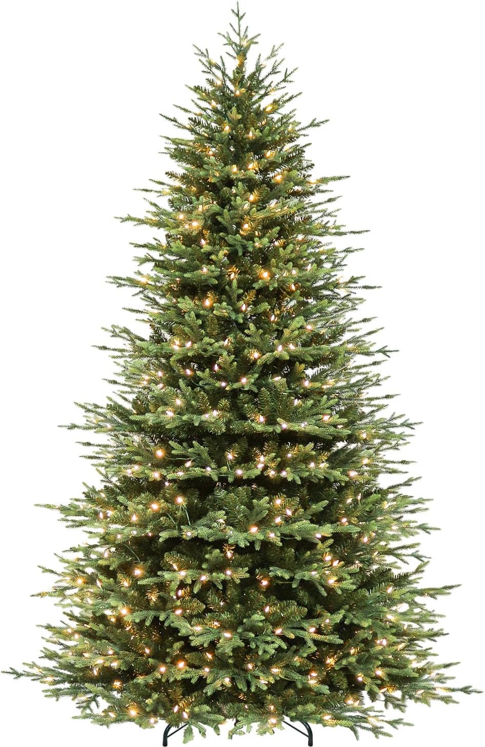 9FT Prelit Premium Christmas Tree, 5179 Realistic PE&PVC Tips