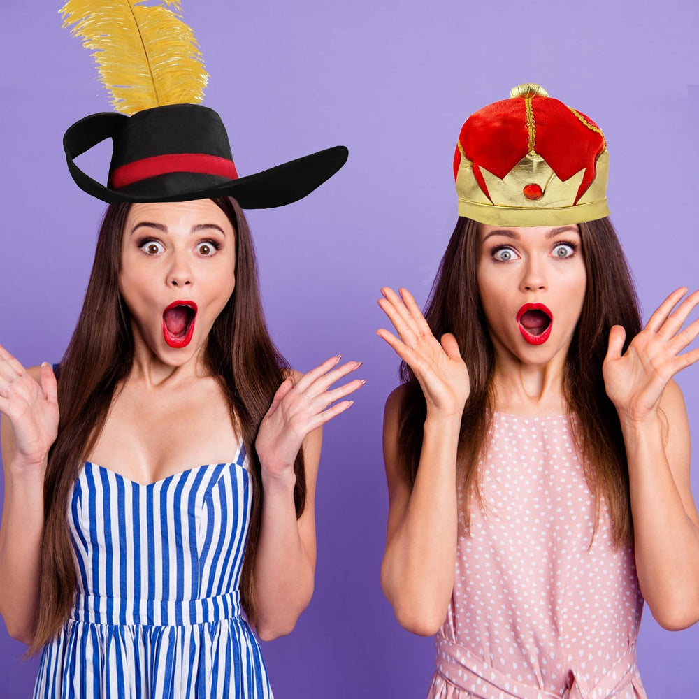 Bulk Premium Funny Hats, 24 Assorted Dress Up Costume Hat, Crazy Party Hats, ...