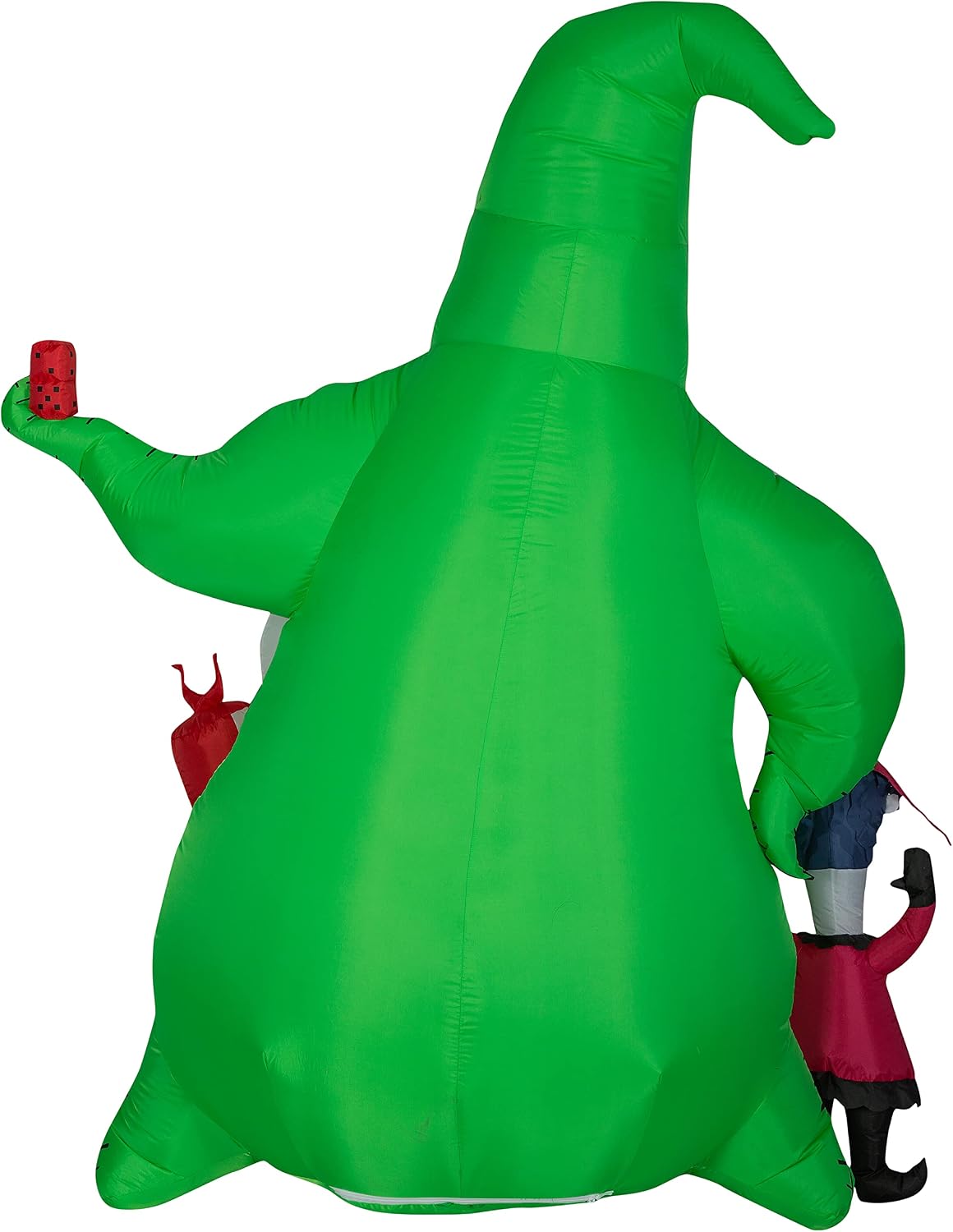 gemmy oogie boogie halloween inflatable scene, 7 ft, side view