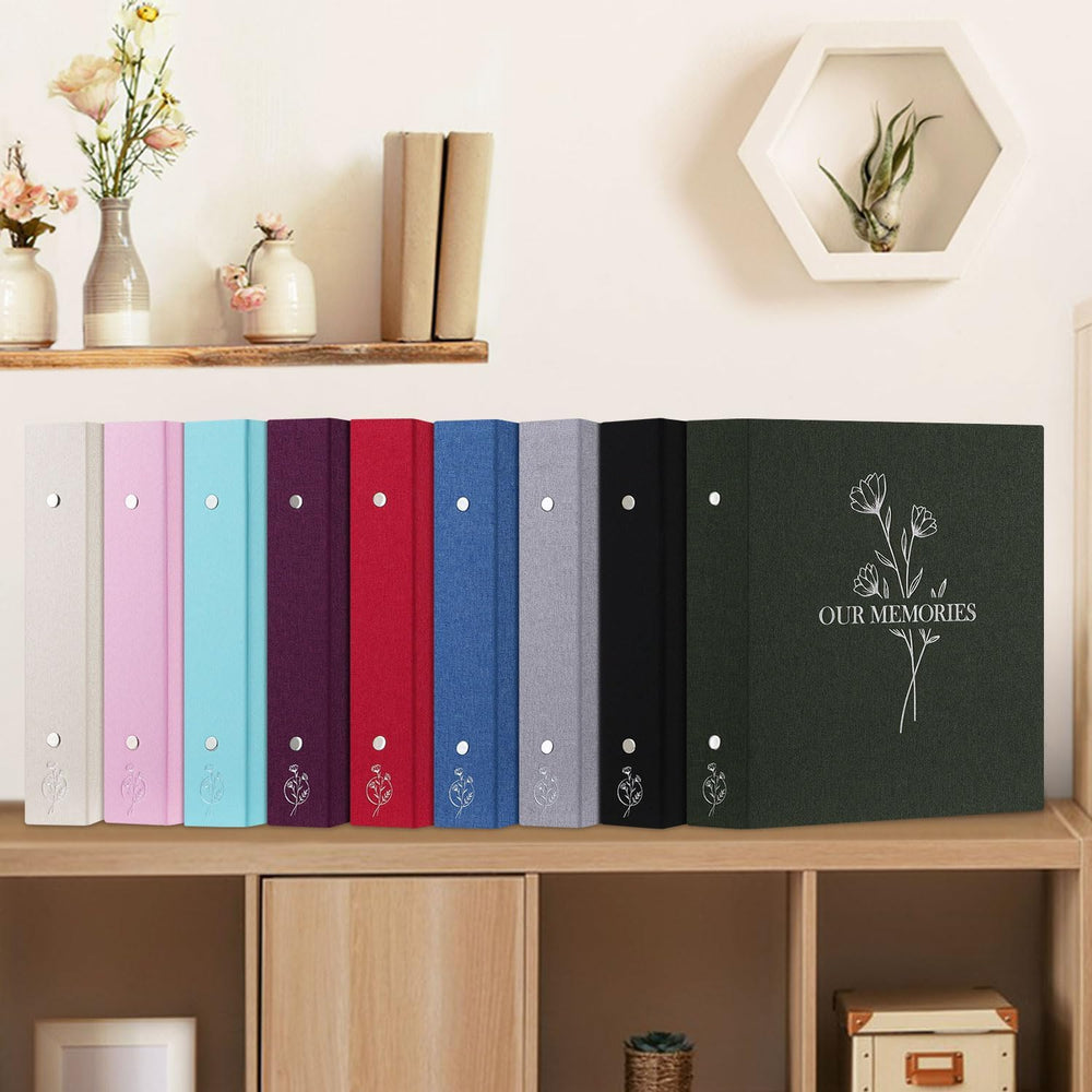 Lanpn Photo Album 4x6 1000 Pockets, Extra Large Big Capacity Linen OUR MEMORI...