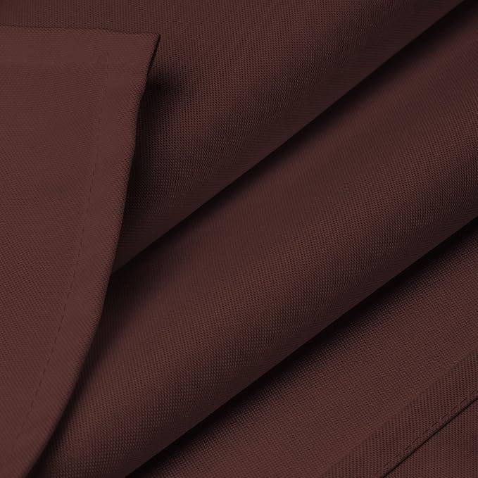 Lann's Linens - 10 Premium 60" x 126" Tablecloths for Wedding/Banquet/Restaurant - Rectangular Polyester Fabric Table Cloth - Chocolate Brown (10 Pack)