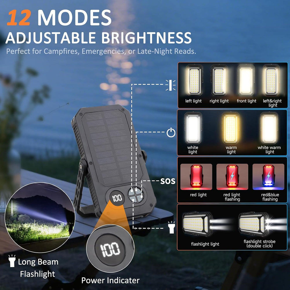 Camping Lantern LED Rechargeable - up to 120+ Hours, 10000mAh Portable Campin...