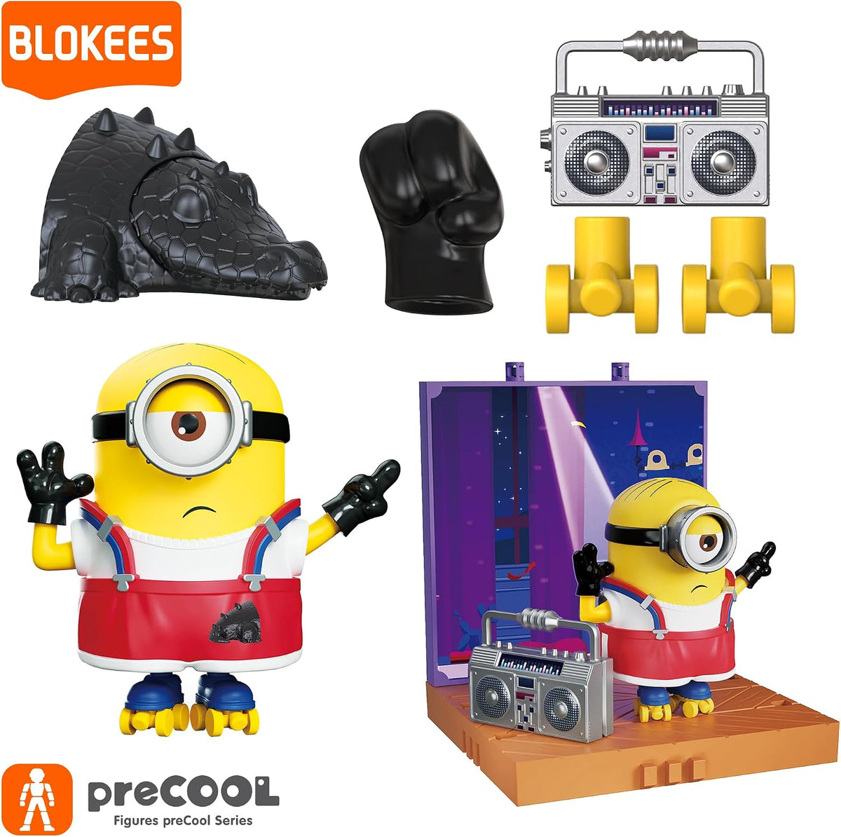 blokees | precool- minions-series 2| celebration party |, package contents