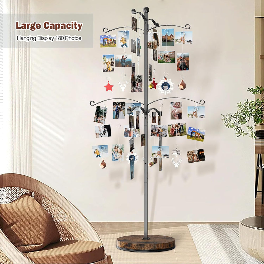 Miratino 5FT Family Tree,Party Photo Display Tree, Picture Holder Stand,90 Cl...