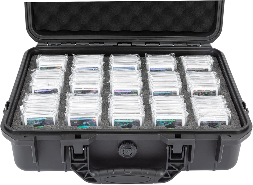 Coin Slabs Case Compatible with 140+ PCGS or NGC Coin Slabs, Waterproof Coin ...