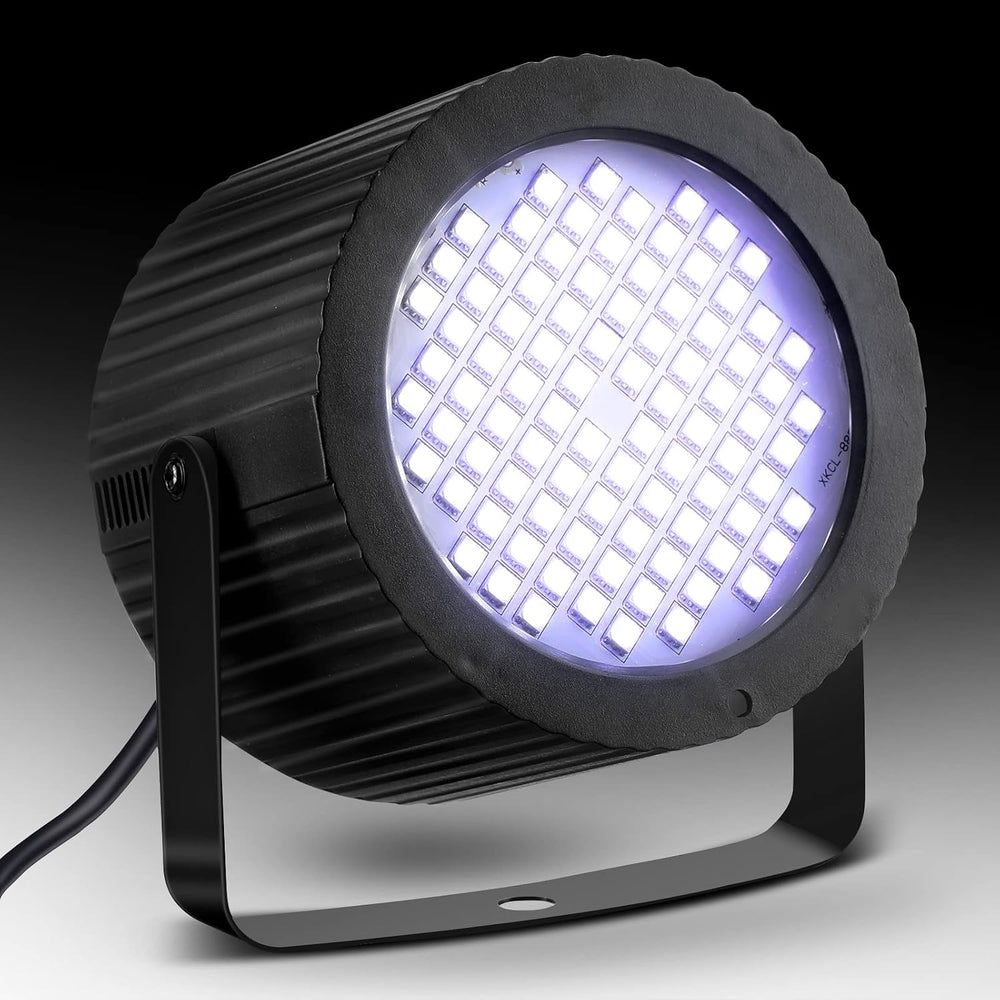 Funtery 4 Pcs Strobe Lights 88 LEDs Sound Activated Stage DJ,White