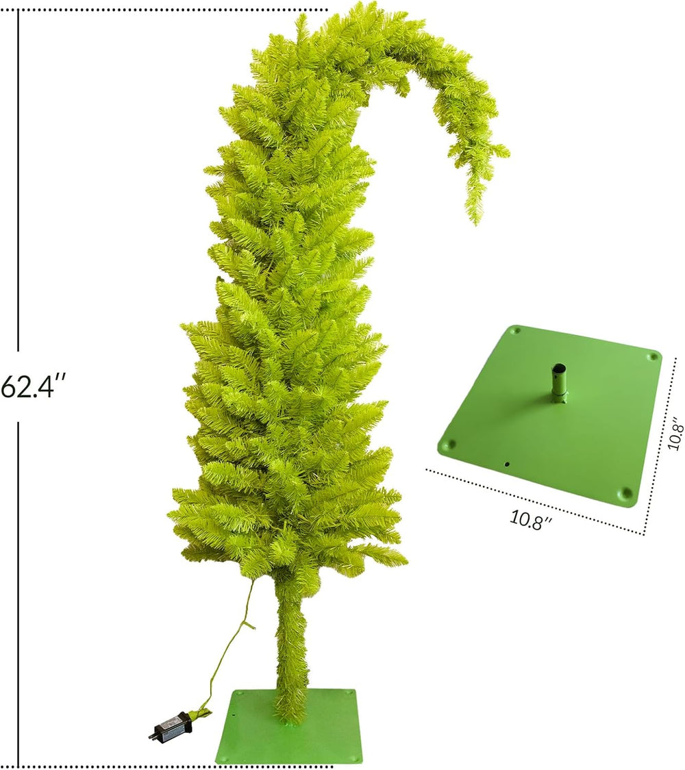 Christmas Decorations 6ft Pre-Lit Artificial Tree with Timer Remote Control
