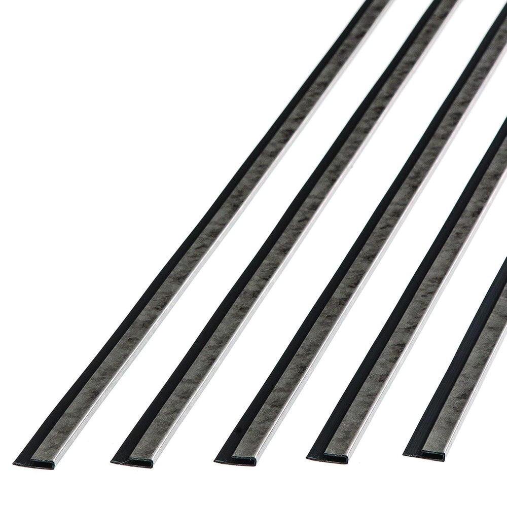 FASÄDE 47 in Vinyl J Trim Galvanized Steel (5 Pack)