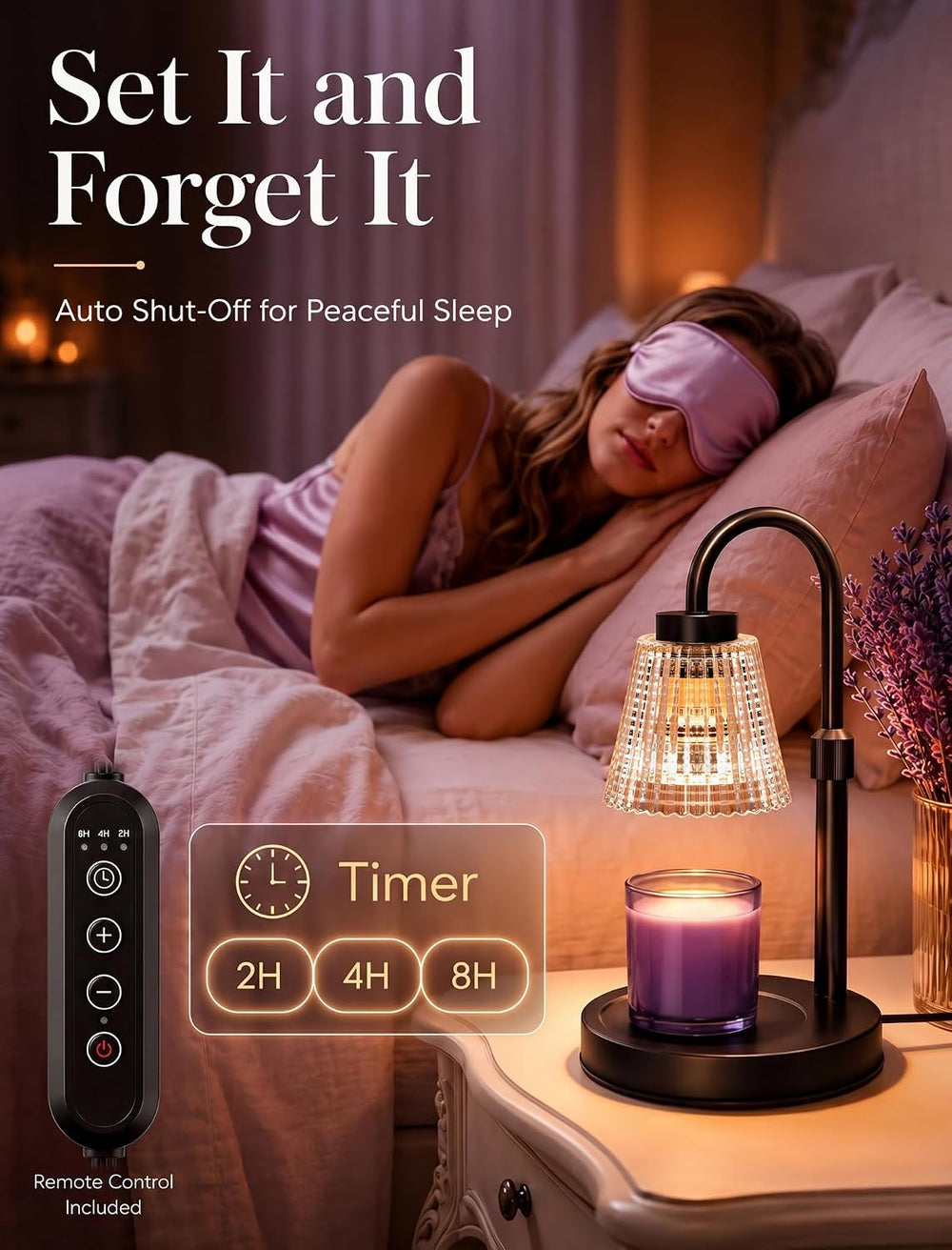 Candle Warmer Lamp with Timer and Dimmer Birthday Gifts for Women
