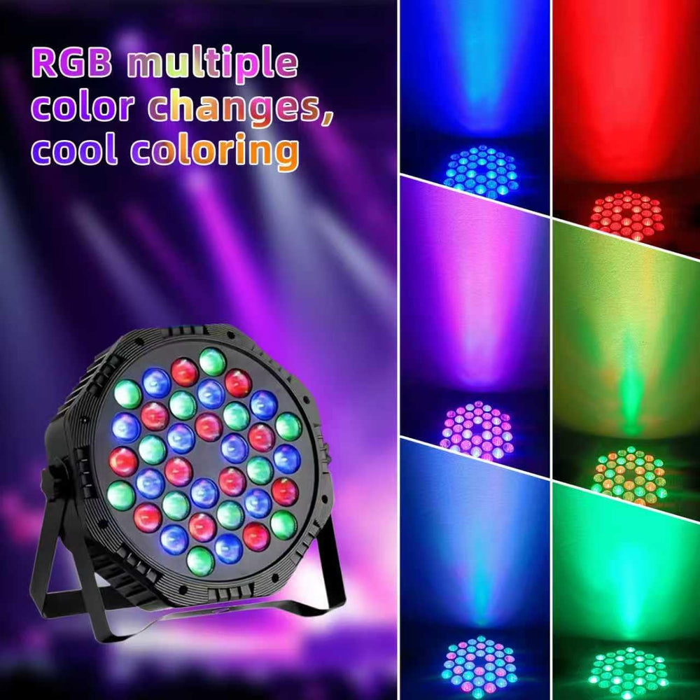 2-Packs 36LED Par Lights DJ Stage Light RGB
