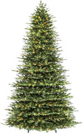 Hykolity 12 ft Prelit Artificial Christmas Tree with 850 Warm White LEDs