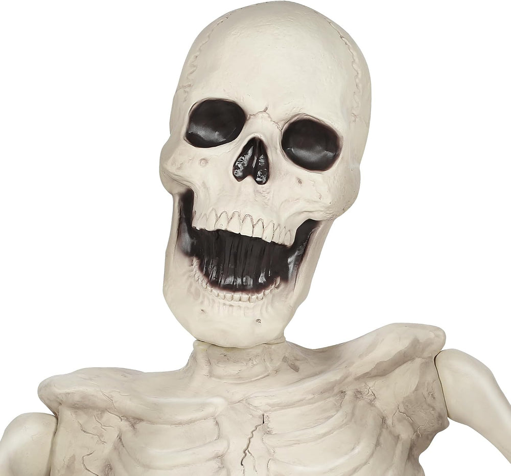 BOO BOX 3 Ft. Halloween Groundbreaker Skeleton, Giant Outdoor Decoration for ...