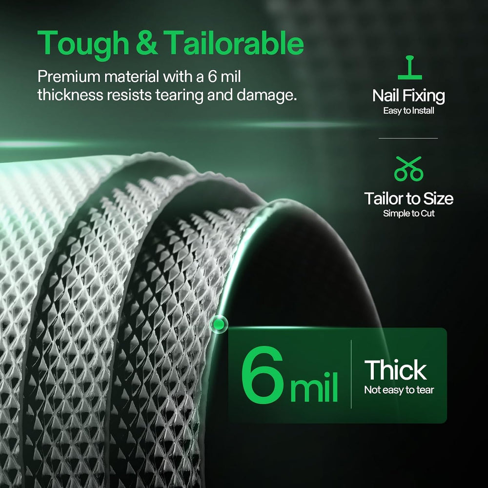 VIVOSUN 6 Mil Mylar Film Roll, 4 ft. x 10 ft. Diamond Film Foil Roll, Heavy-D...