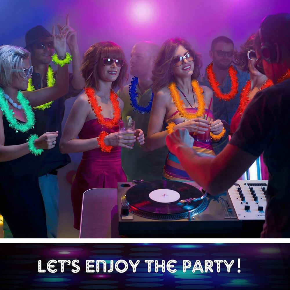 Riceshoot 108 Pcs Glow in The Dark Necklace & Bracelet Set, Party Supplies