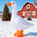 DomKom 6FT Goose Inflatables Christmas Spring, Farm Ranch Blow up Animals Cute, Decorations Outdoor Yard Built-in LED Lights Big Large Decor Party Lawn Holiday Outside