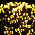 Quntis 164ft 2000 LED Cluster Christmas Lights - Dark Green Wire Cluster Christmas Tree Lights - 8 Modes Outdoor Waterproof Strands Christmas String Lights for Holiday Wedding Party Decor, Warm White