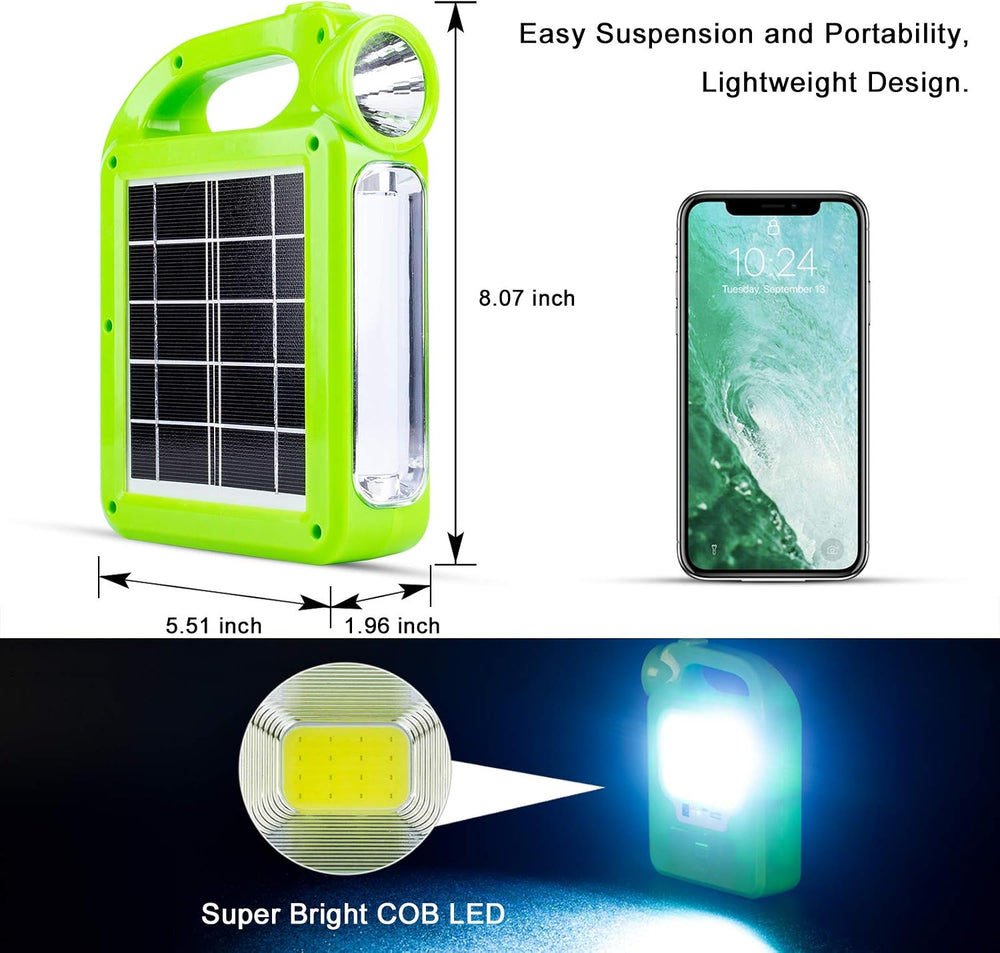 4 Pack Solar Lantern Camping Essentials Accessories Lights, Rechargeable LED ...