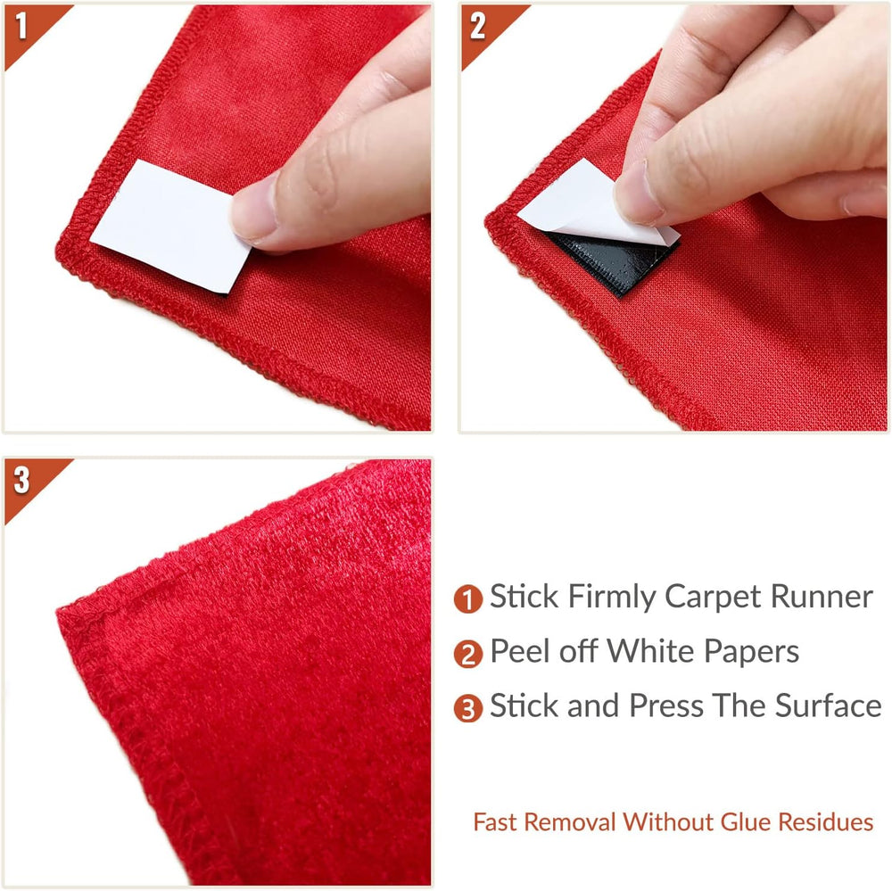 Aisle Runners for Weddings Red Carpet Runner for Party 5X15FT Velvet Runner W...