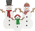 Lighted Snowman Family Outdoor Christmas Decoration, Set of 3