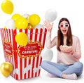 Blosssound 60 Balloons Giant Popcorn Box Decoration Stand Carnival Party
